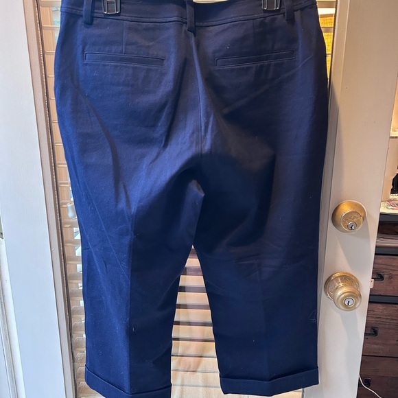 Ralph Lauren Blue Cropped Pants in Size 12 - Picture 2 of 5